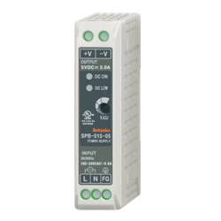 SPB-015-05  5VDC Çıkış 3A 15W Giriş 100-240VAC Giriş Raya Montaj Anahtarlamalı Güç Kaynağı
